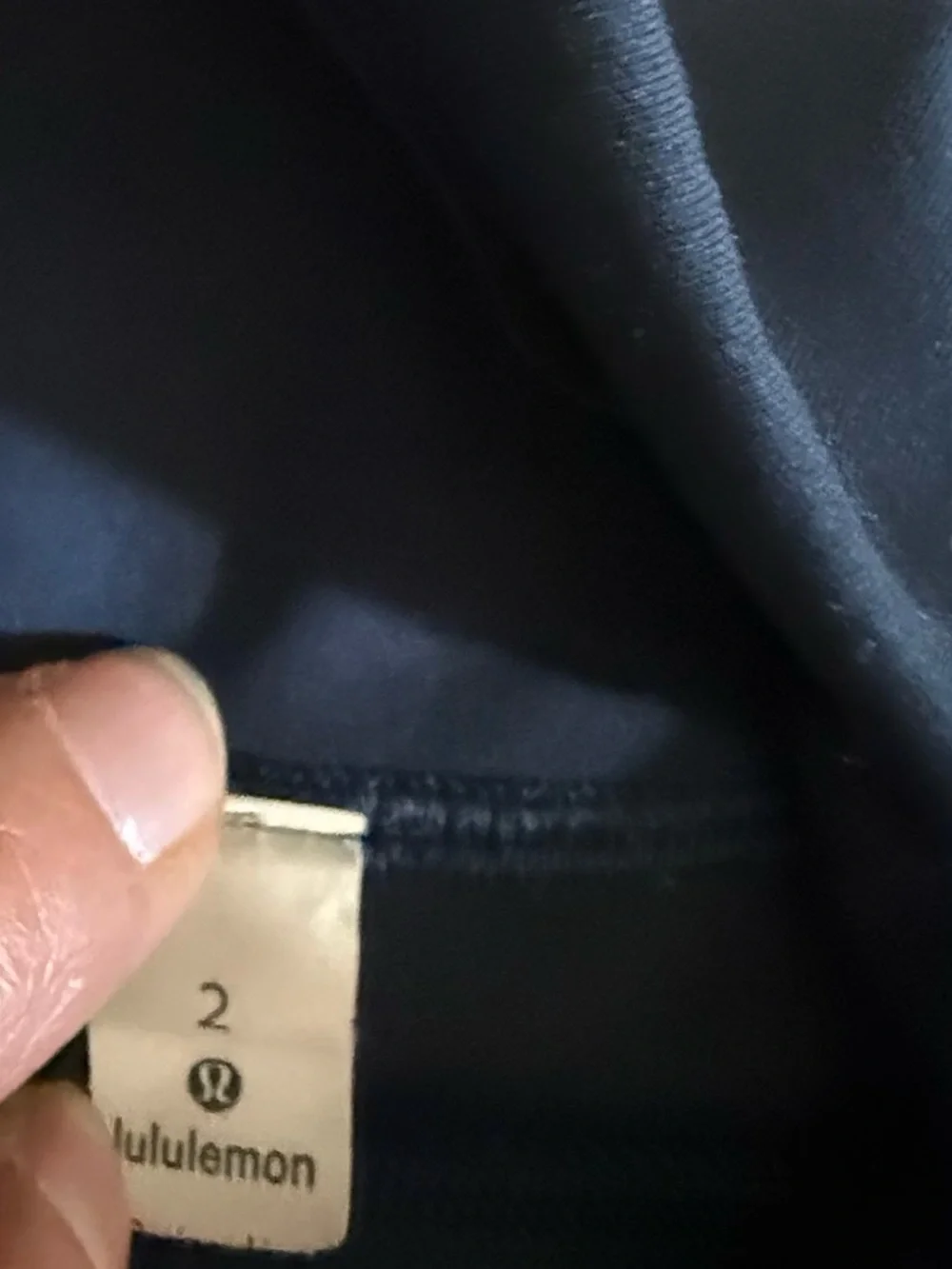 Lululemon Navy High Rise Cropped Leggings Size 2
